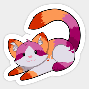 Lesbian Cat Sticker